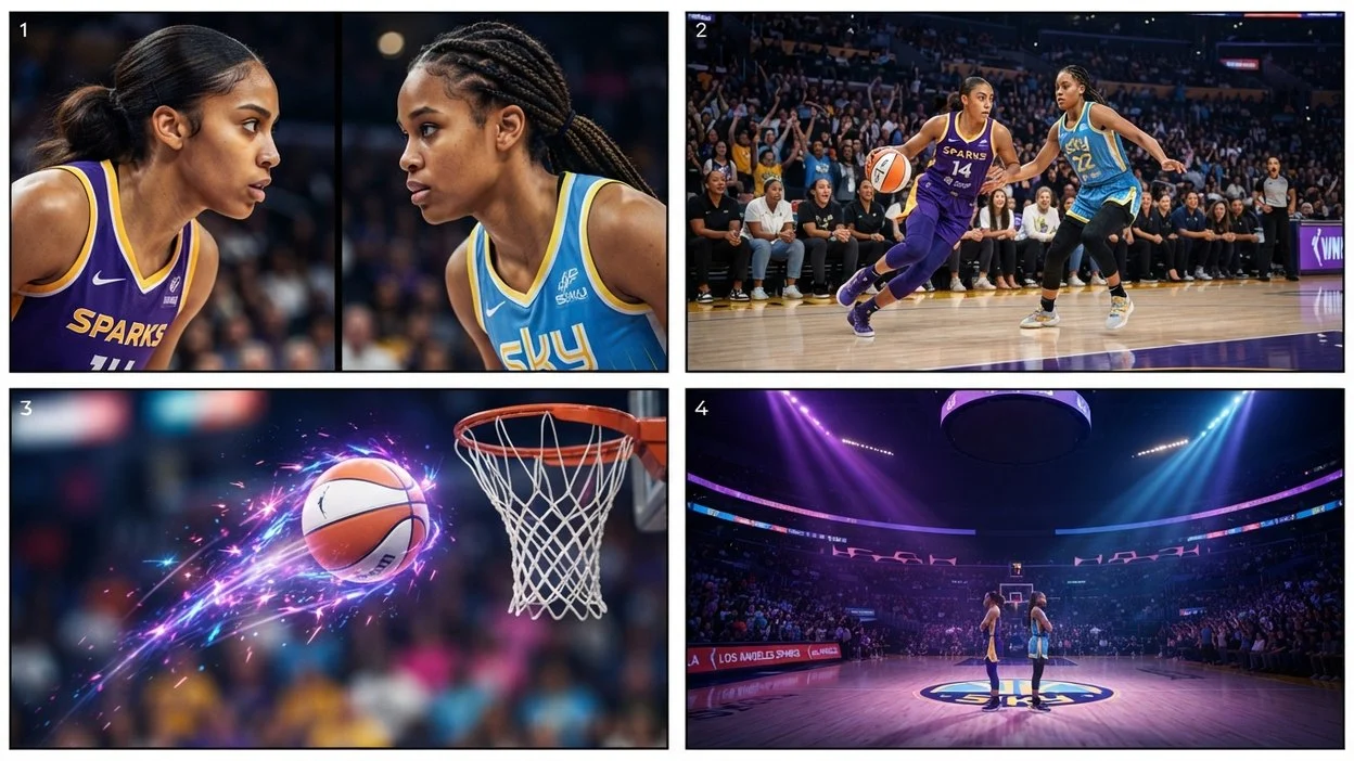 Los Angeles Sparks vs Chicago Sky Match Player Stats