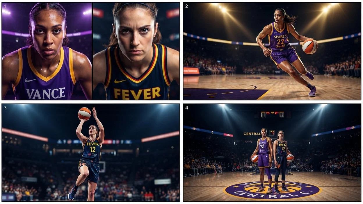 Los Angeles Sparks vs Indiana Fever Timeline