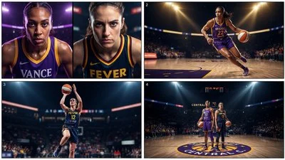 Los Angeles Sparks vs Indiana Fever Timeline
