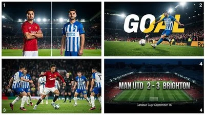 Manchester United F.C. vs Brighton & Hove Albion F.C. Lineups
