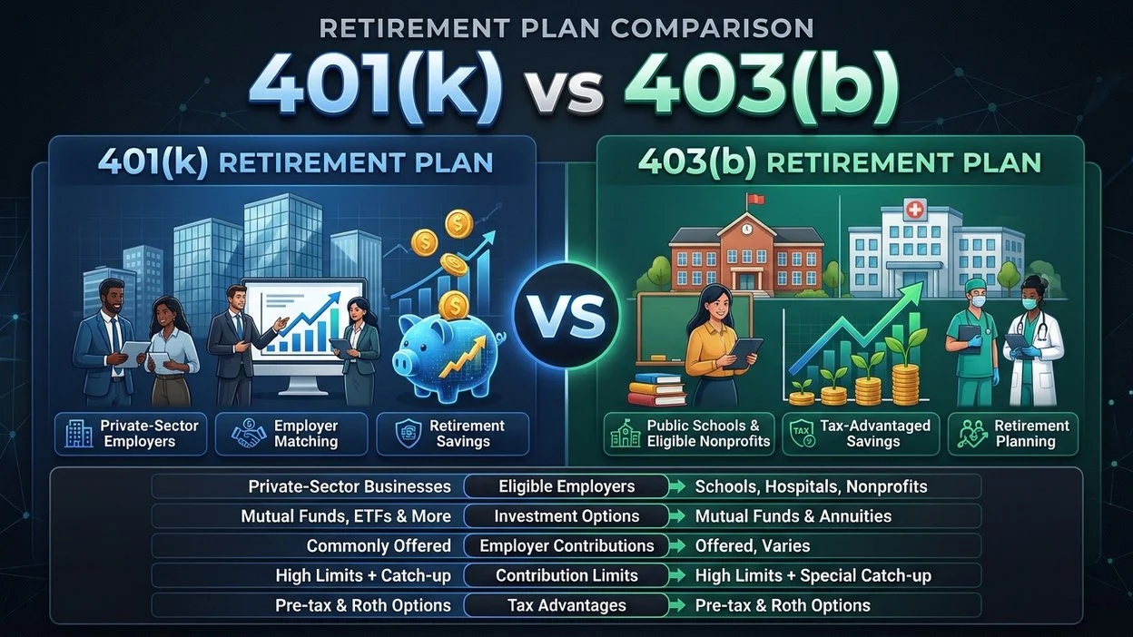 401(k) vs 403(b)