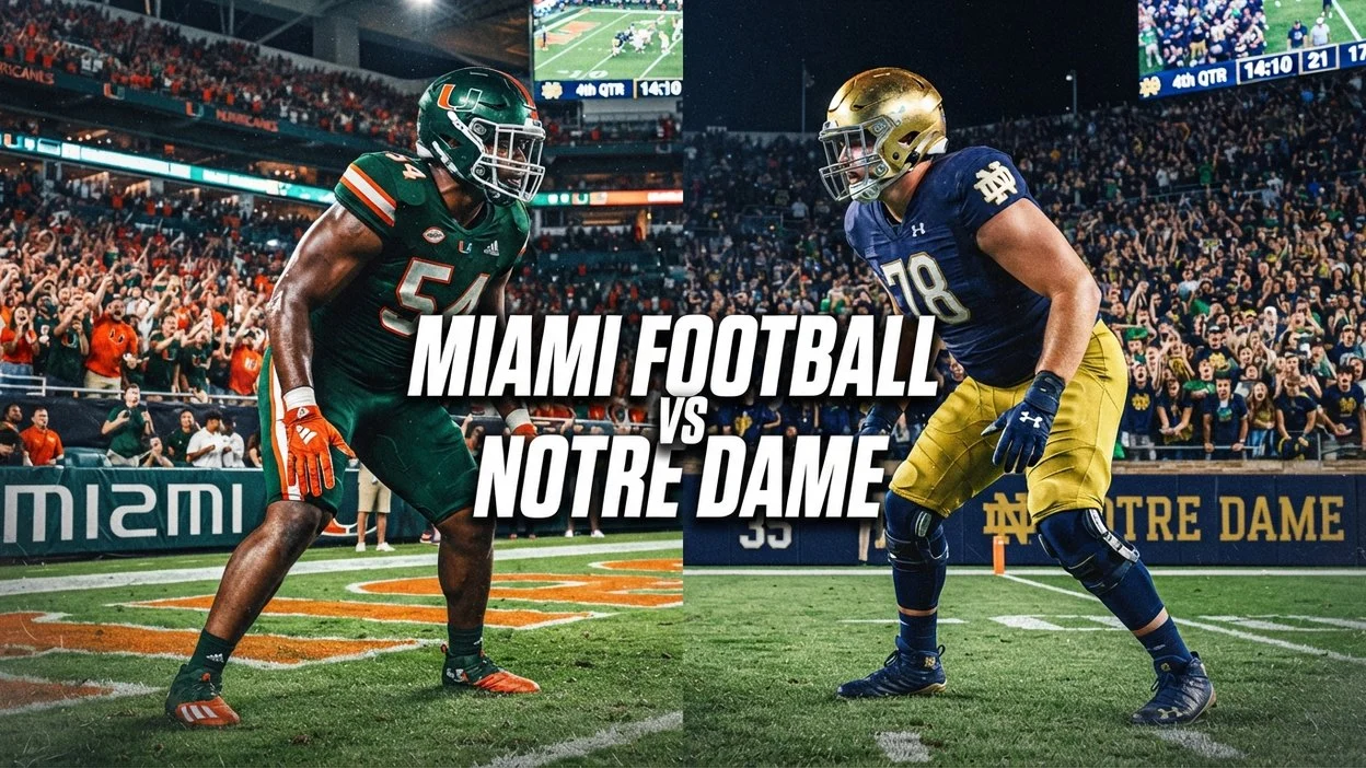 Miami Football vs Notre Dame