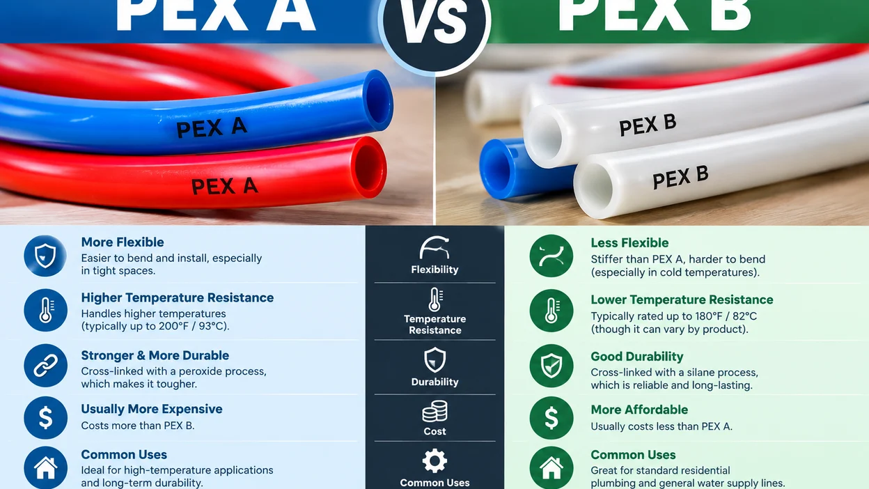 PEX A vs PEX B