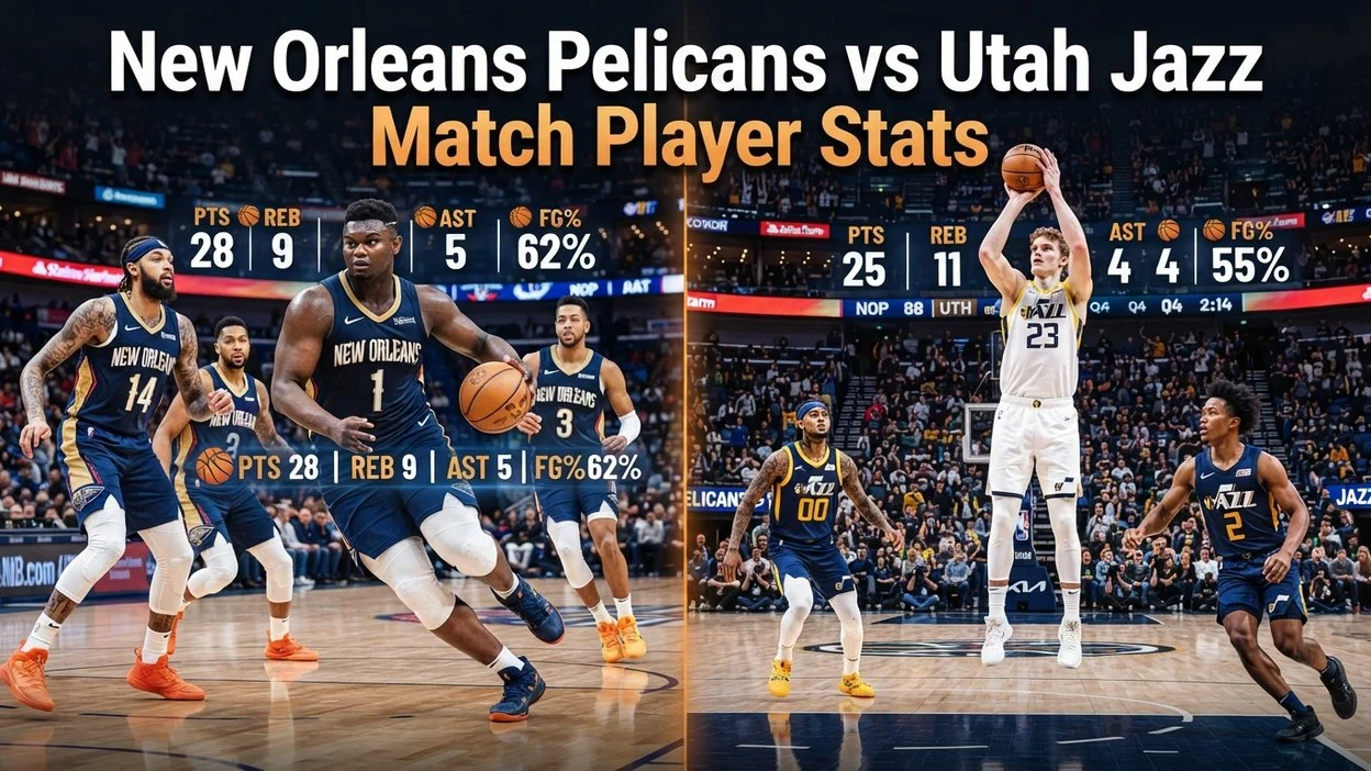 Pelicans vs Jazz Player Stats