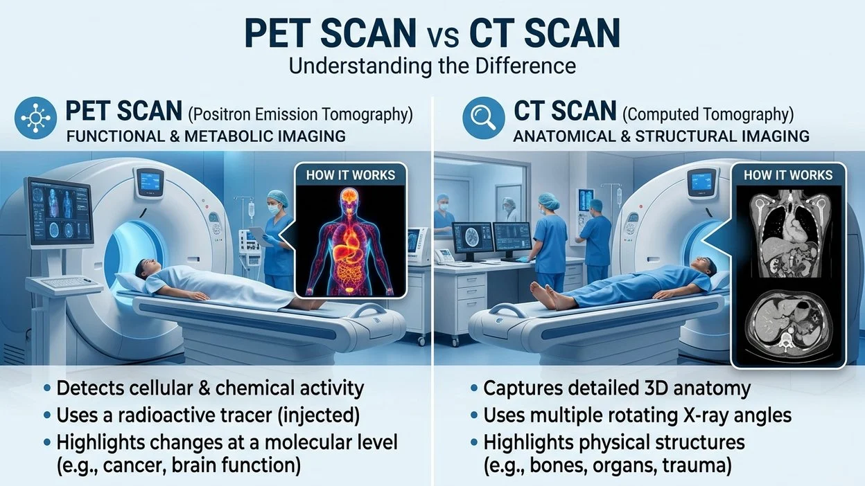 PET Scan vs CT Scan