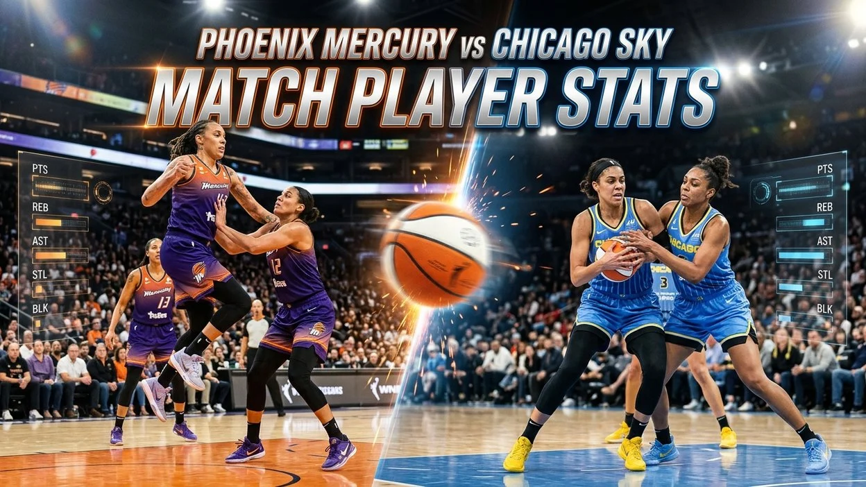Phoenix Mercury vs Chicago Sky Match Player Stats