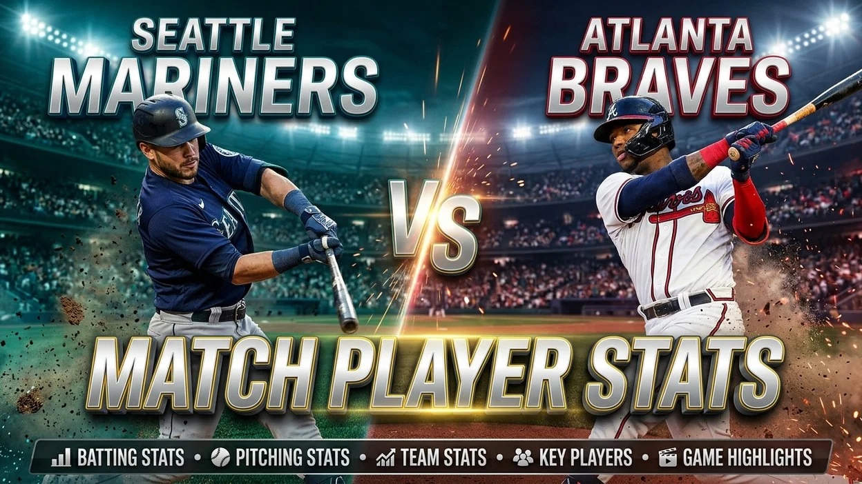 Seattle Mariners vs Atlanta Braves Match Player Stats