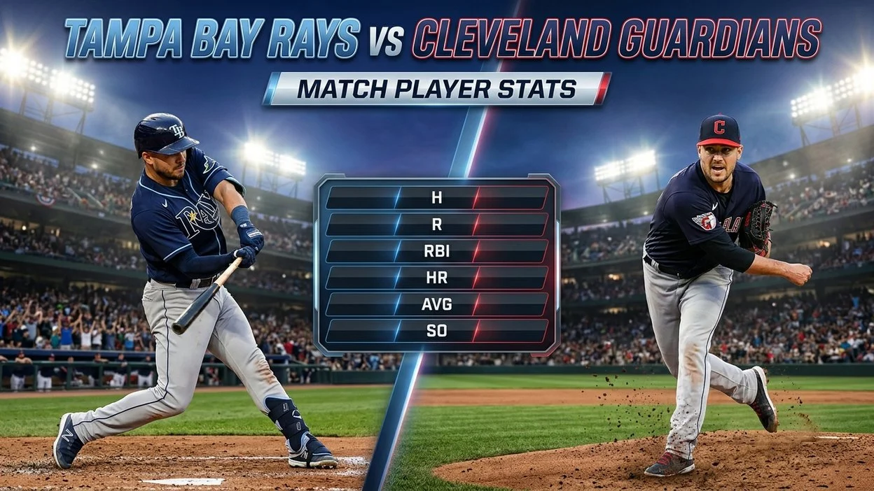 Tampa Bay Rays vs Cleveland Guardians Match Player Stats