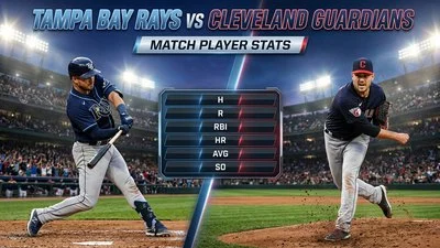 Tampa Bay Rays vs Cleveland Guardians Match Player Stats