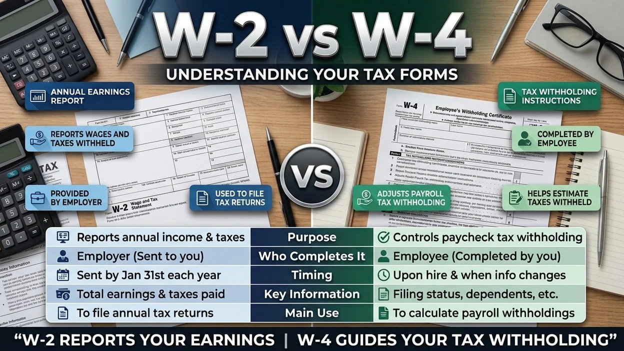 W-2 vs W-4