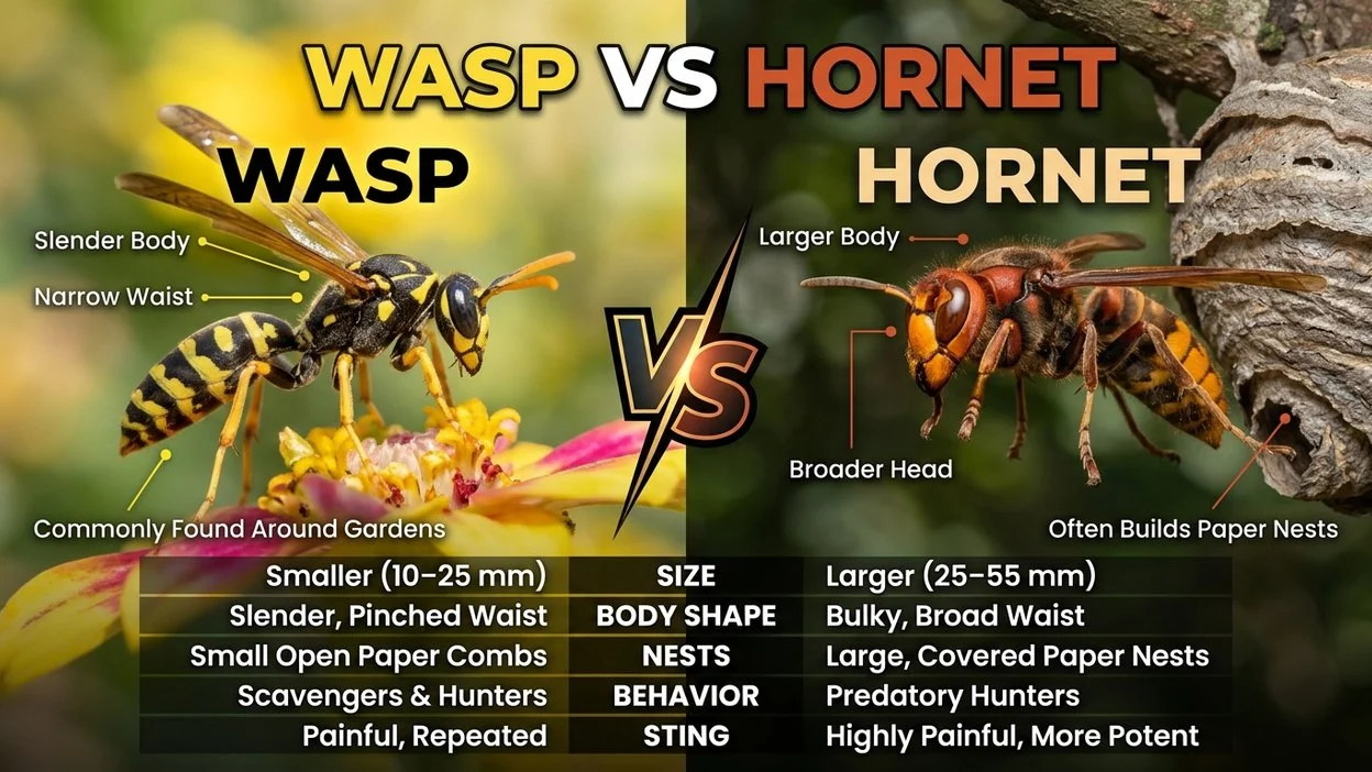 Wasp vs Hornet
