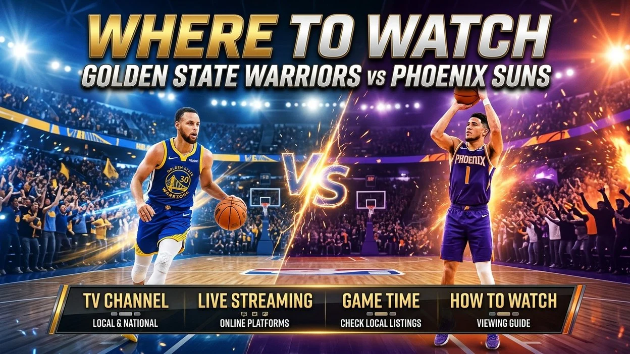 Where to Watch Golden State Warriors vs Phoenix Suns: Live Stream and TV Channels